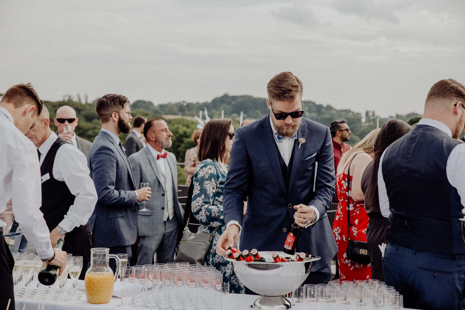 Trauung und Sektempfang auf dem Dach des Golfhotel Vesper