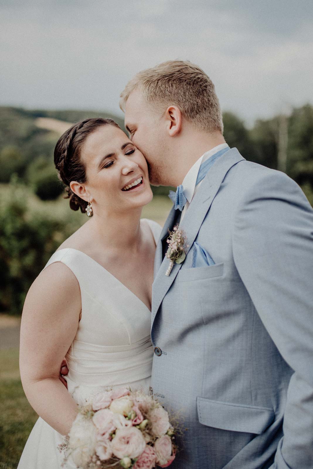 Paarshooting am Hochzeitstag auf dem Golfplatz Vesper