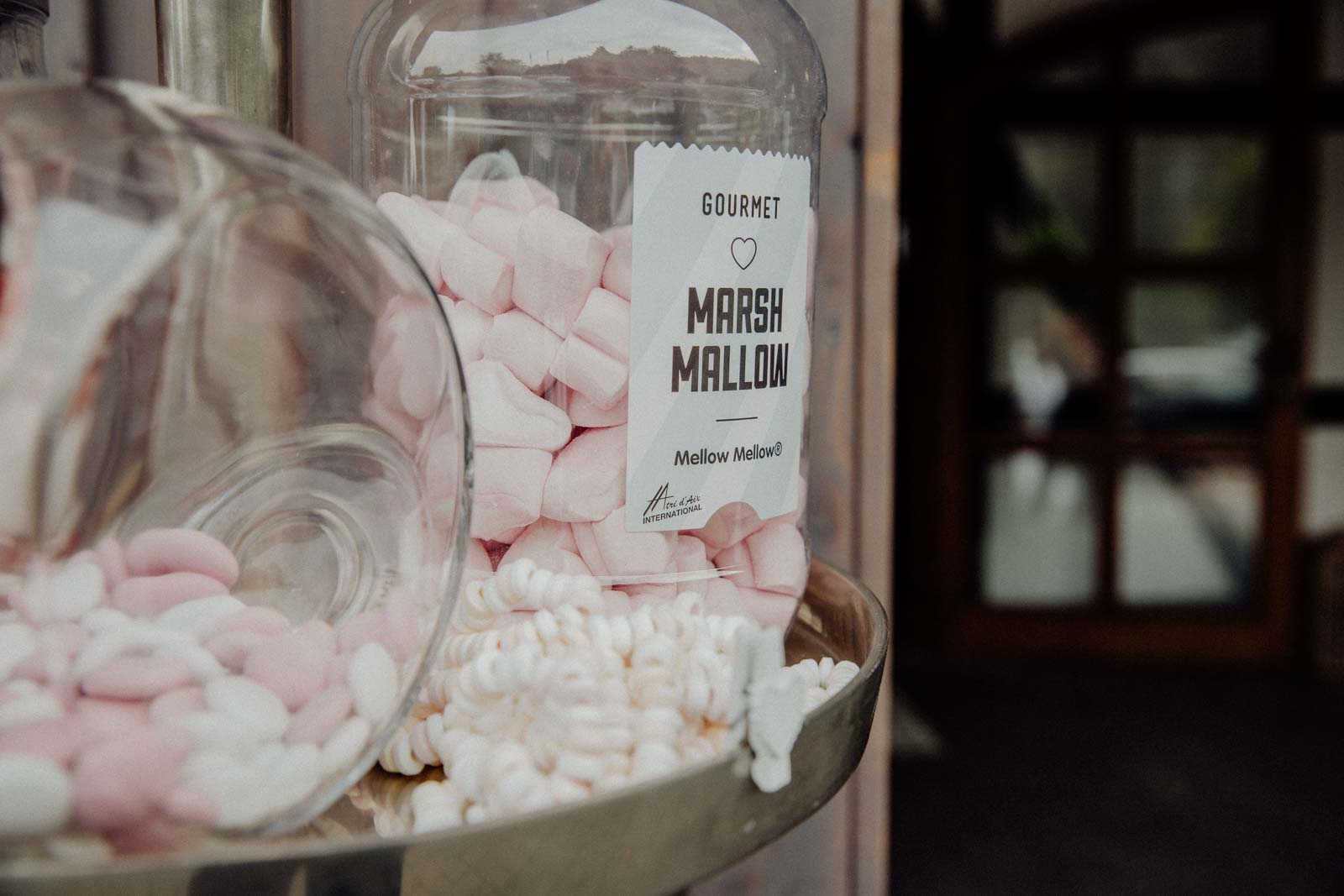 Candy Bar gefüllt mit Marshmallows