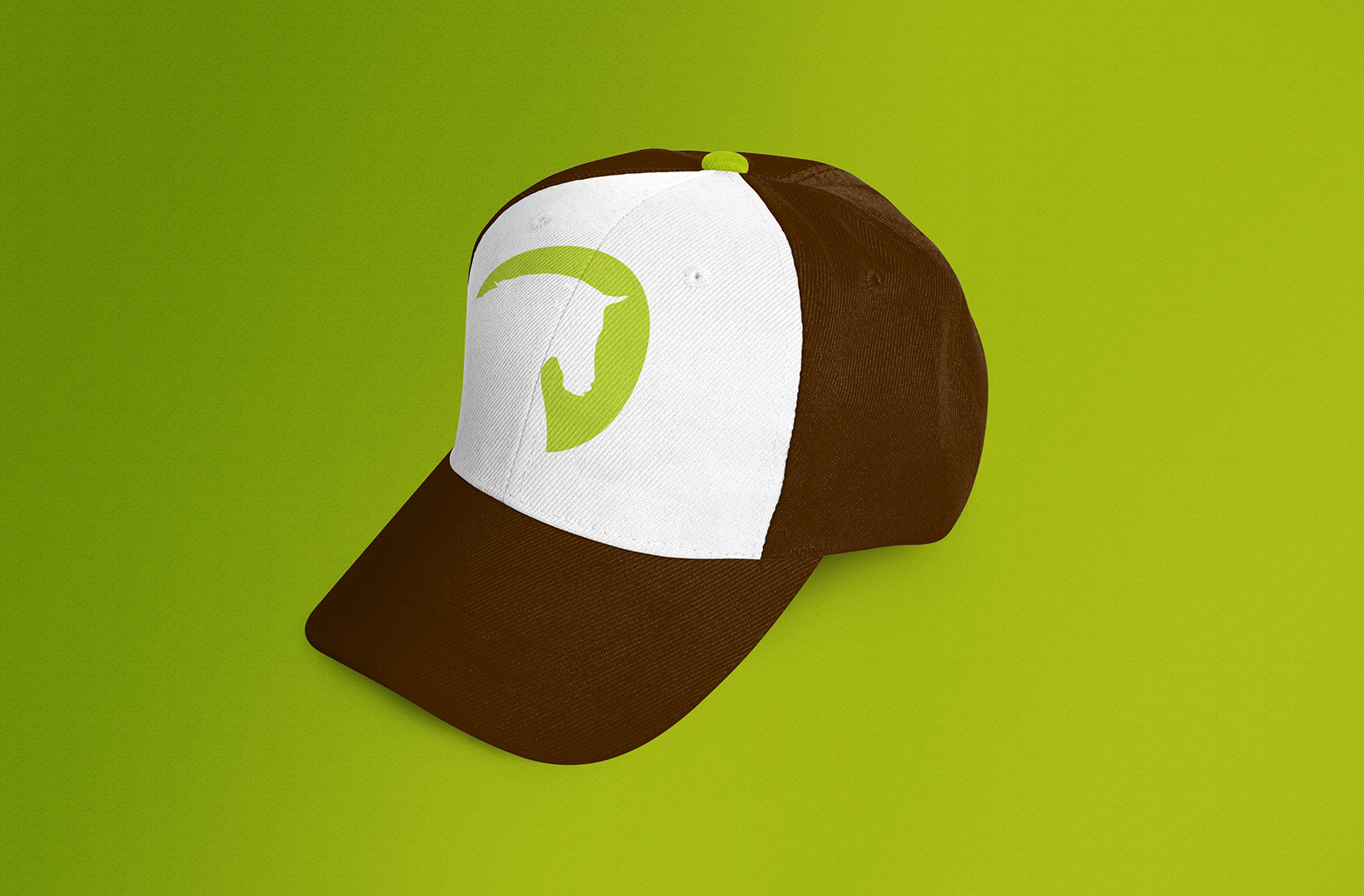 Markenlogo auf Baseballcap