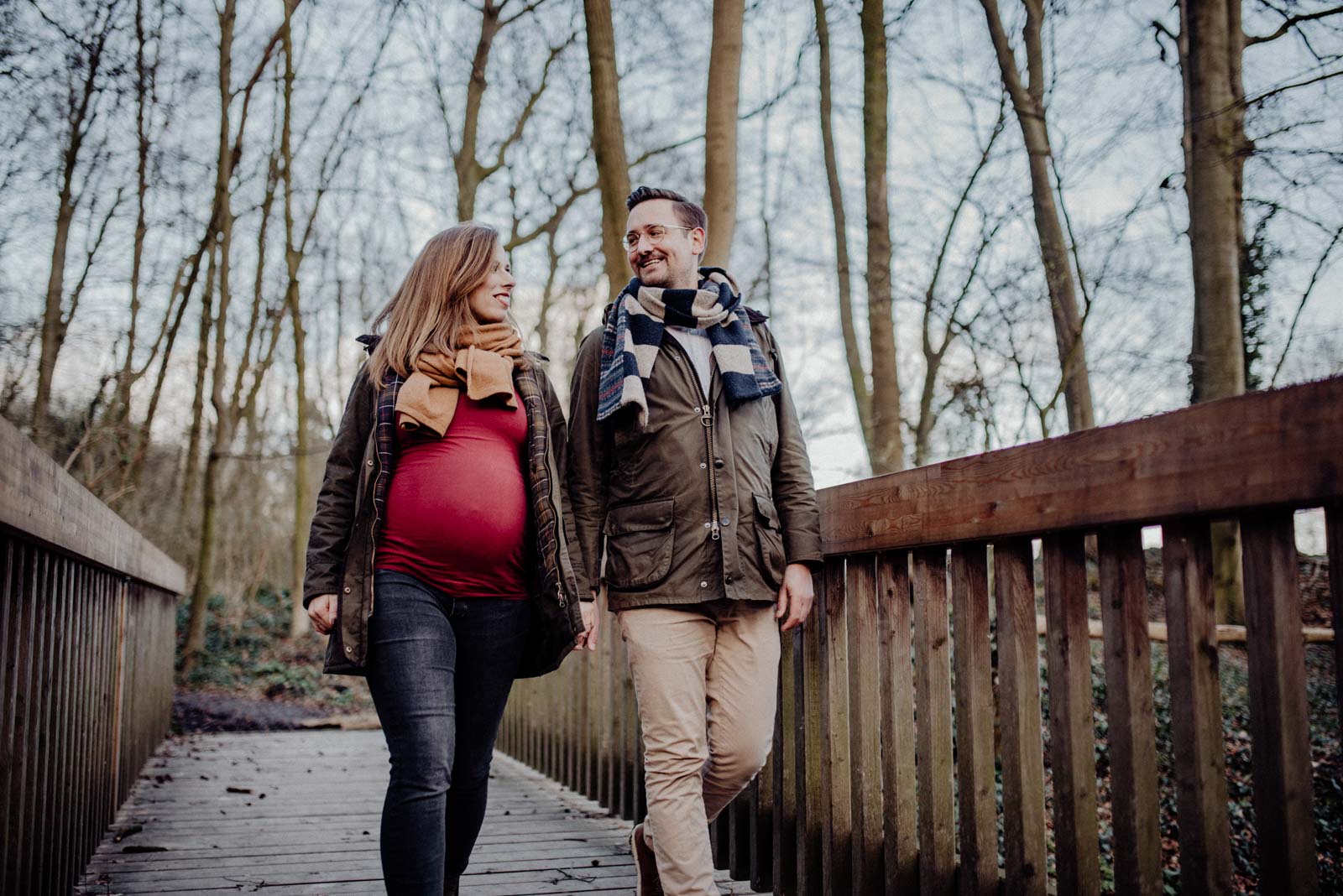 Babybauch-Shooting-Wald-Natur-Witten-Familienfotografie-Familienfotos