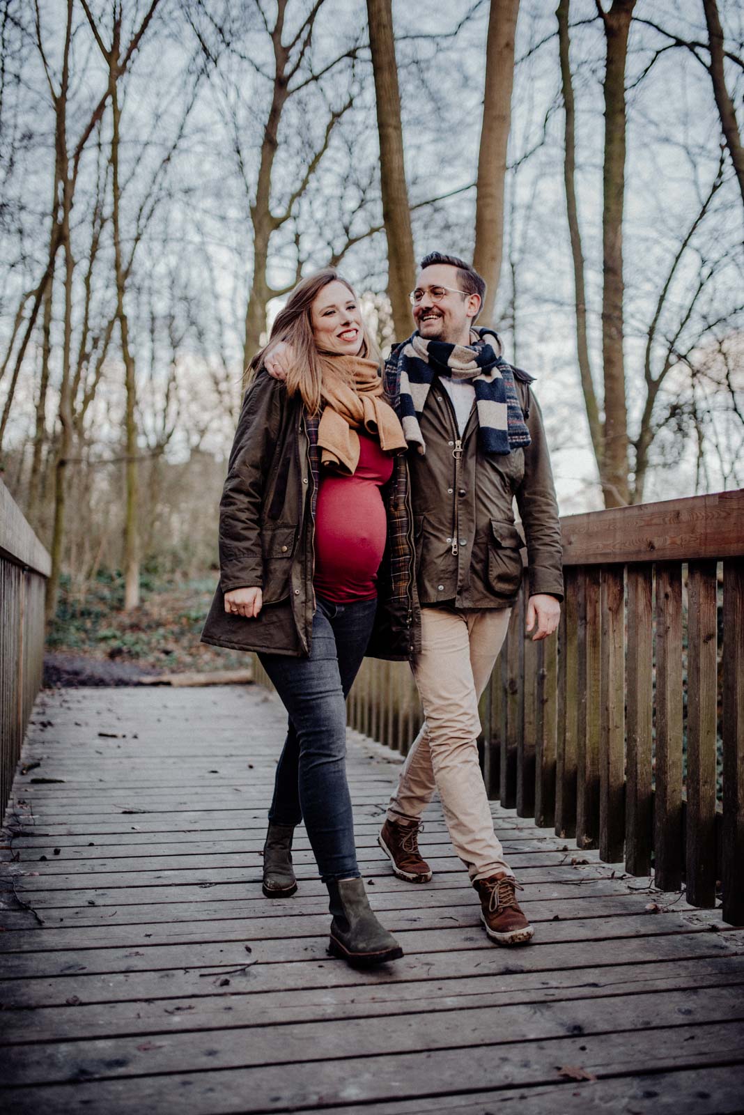 Babybauch-Shooting-Wald-Natur-Witten-Familienfotografie-Familienfotos